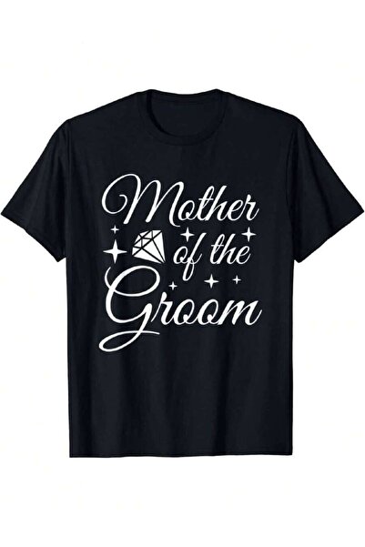 26LIK Grooms Mom Marriage Bridal Shower Mother Of Groom-Shirt
