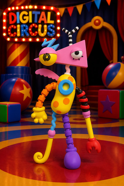 Suelo Butik Dijital Sirk Zooble Eklemleri Hareketli Digital Circus Karakter F...
