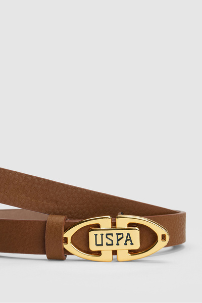 U.S. Polo Assn. Women's Tan Belt 50322624-Vr099