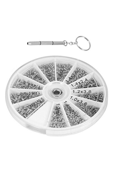 Axroad Mall Set de 1200 șuruburi și piulițe, Axroad Mall, M1/M1.2/M1.4/M1.6, ...