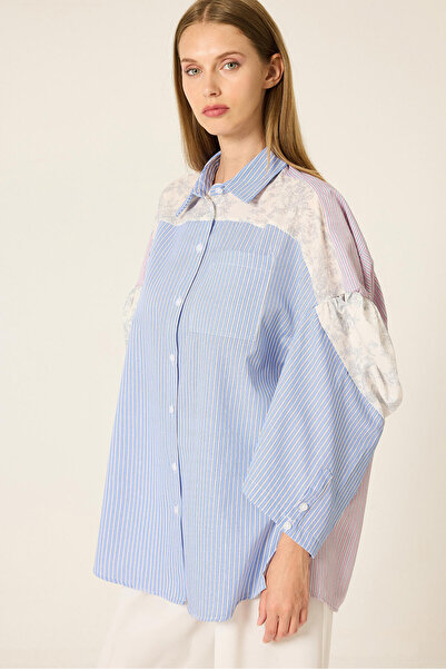 Touché Privé Partially Printed Poplin Shirt