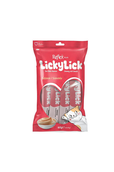 Reflex Plus Lickylick Somonlu Kedi Sıvı Ödül sı 4x15gr