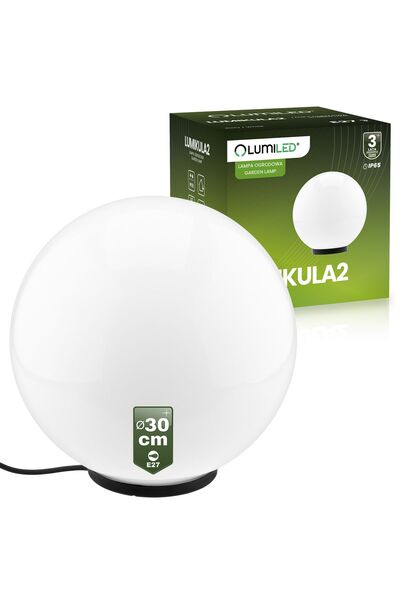 Lumiled Lampă de grădină de exterior LUMIKULA2 30CM E27 IP65 Sferă LED