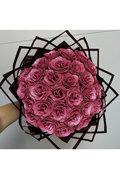 OEM Ruby Sparkle Bouquet – 29 Roses with Glitter
