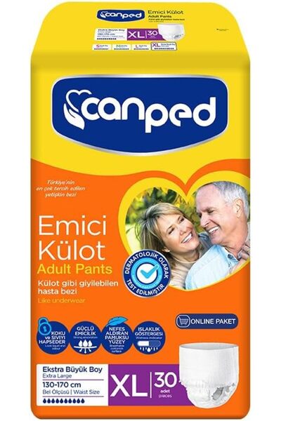 Canped Emici Külot Ekstra Büyük (XL) 30 Adet