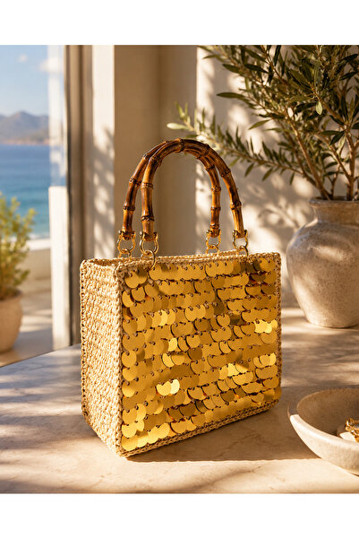 ARTTMACRAME Women's Hand Knitted Bag