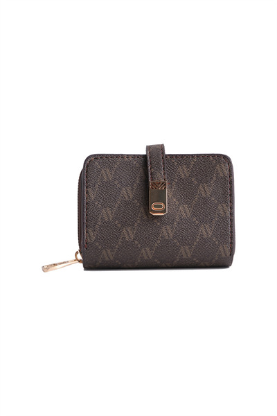 Armine Dotted wallet coffee