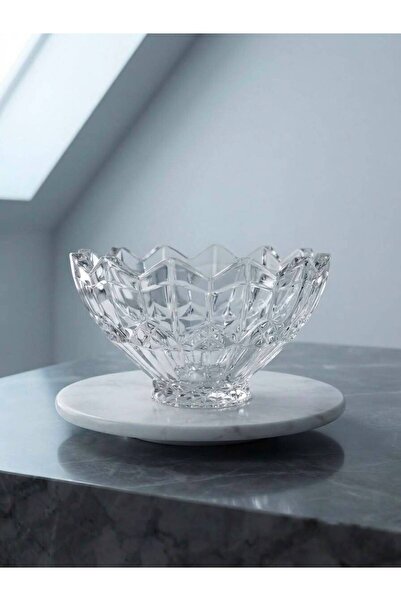 Lüks Sepeti DELI GLASS Water Lilies Cam Meyvelik 1040 ml Şeffaf Dekoratif Sun...