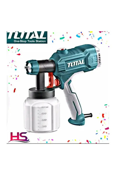 Total Tools مسدس رش الطلاء بقوة 450 واط - أخضر اللون