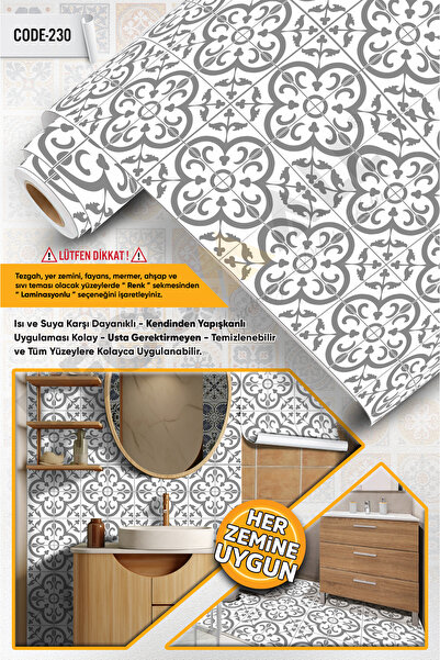DECOMALL CODE-230 Rezistent la apă Bucătărie Baie Pardoseală Mobilier din mar...