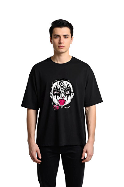 PayBuy Men's Oversize T-Shirt 100% Cotton Gothic Horror Baby Pacifier Printed...