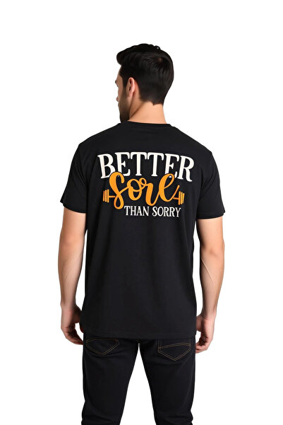 PayBuy Men's Fitness Motivation Printed T-Shirt Training Message Written Casu...