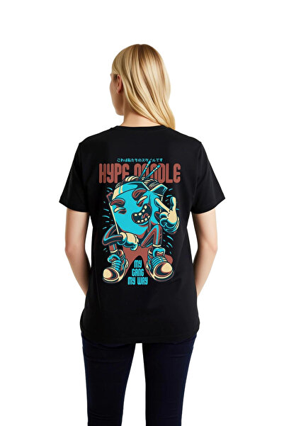 PayBuy Tricou cu imprimeu grafic cu personaje de desene animate pentru femei,...