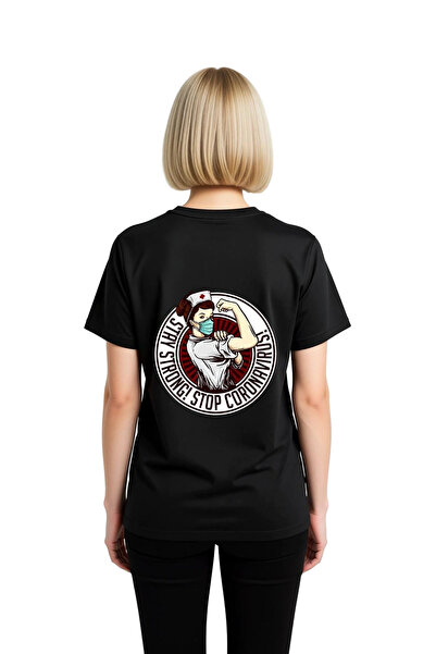 PayBuy Tricou pentru femei cu imprimeu text „Susțineți lucrătorii din domeniu...