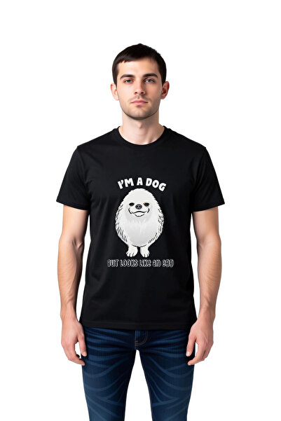 PayBuy Men's Funny Printed T-Shirt Dog Egg Design Retro Style Relaxed Fit Cas...