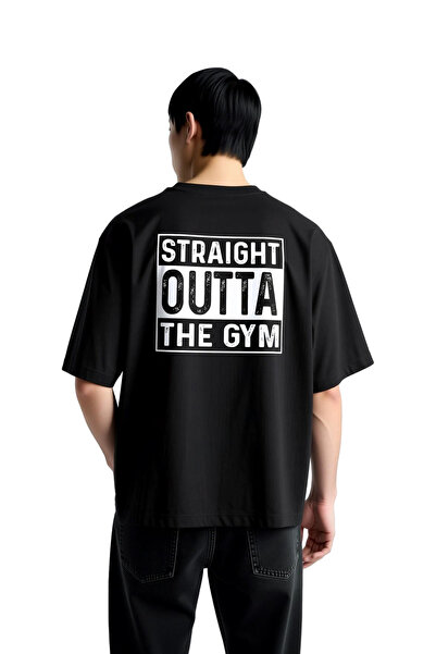 PayBuy Training Themed Graphic Print Printed Men's Oversize T-Shirt