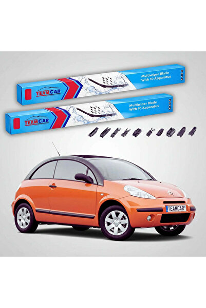 TEAMCAR Windshield wipers Citroën C3 Pluriel Gen I HB Cabriolet 2003-2012 | F...