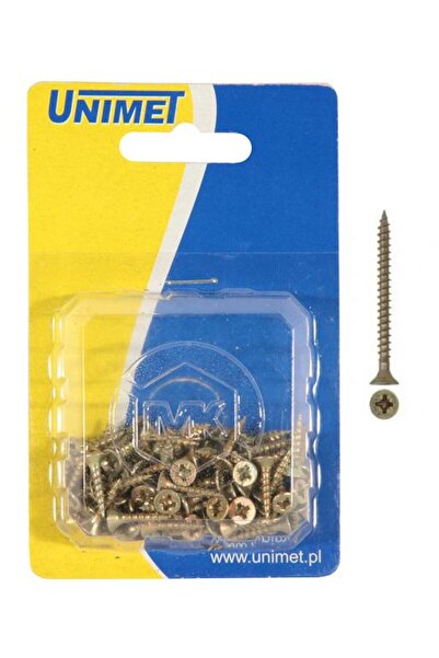 Mag-Krak Șurub pentru lemn galvanizat galben 6.0*50MM OP-15BUC - 509 6.0*50UC