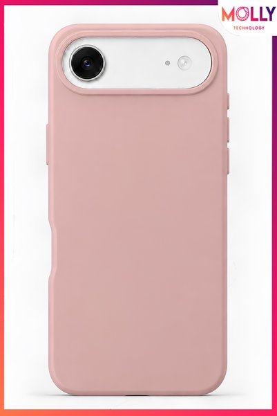 Molly Sand Pink Liquid Velvet Matte Silicone Case for iPhone 17 Air