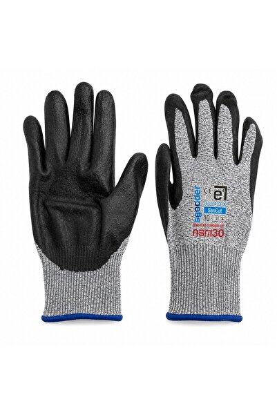 Genel Markalar G-331734 Nitril İşçi Eldiven NO 10 Zebra Bandı Xlarge Kesilme ...