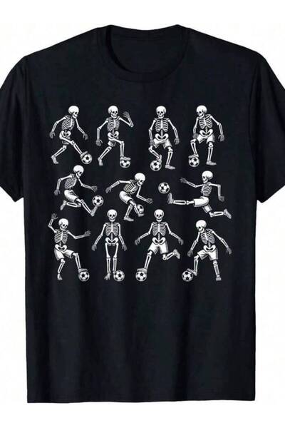 25W Gothic Greek Mythology Blackwork-Shirt