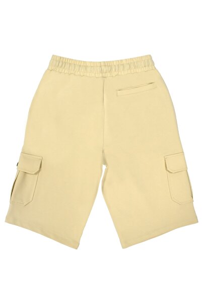 OrganicKid Bon Voyage Erkek Bej Kargo Cepli Short