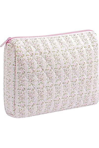 HHQQWZ Makeup Bag Travel Cosmetic Bag for Women Girls, Zipper Make Up Pouch, ...