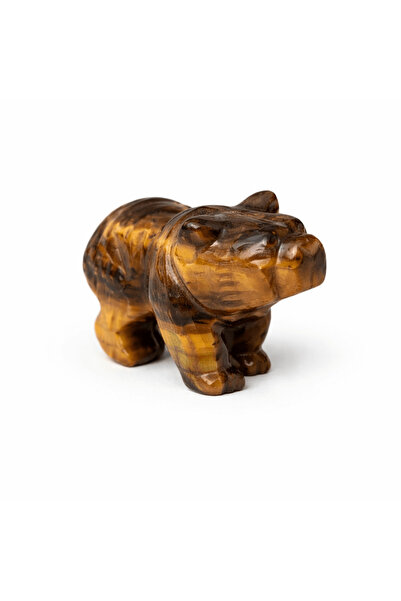 craftmystic Urs Protector din Ochi de Tigru - Forta Interioara si Stabilitate...