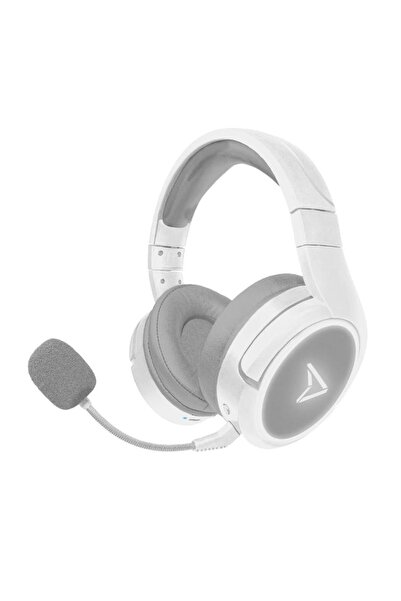 Steel Play Căști de gaming Impulse, Microfon detașabil, Cu fir și Bluetooth, Alb