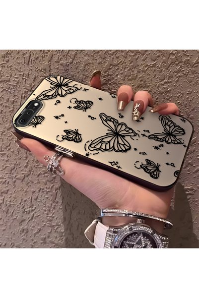 CHICASELUX حافظة على شكل فراشة أنيقة متوافقة مع هاتف iPhone 7 Plus/8 Plus، حا...