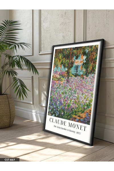 Evinemoda Claude Monet One Piece Wooden Framed Painting