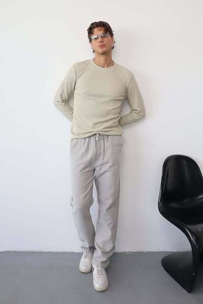 JB John Borners Men's Adjustable Waist Double Pocket Straight Leg Trousers St...