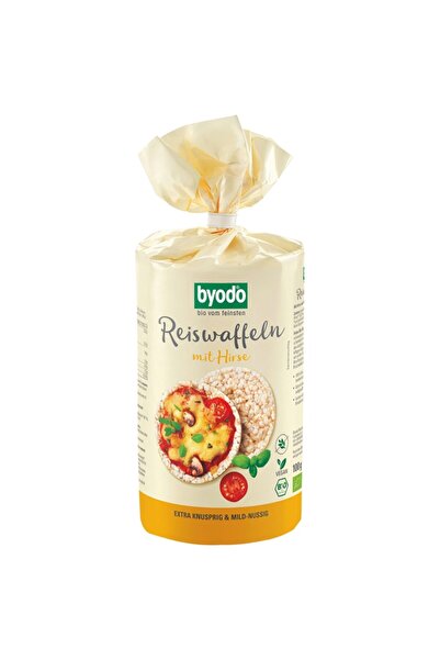 Byodo Napolitane din orez și mei, fără gluten, bio, 100g