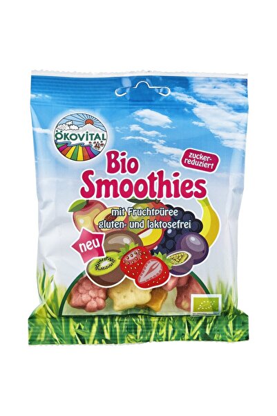 Okovital Jeleuri din piure de fructe, bio, fără gluten și fără lactoză, 80g