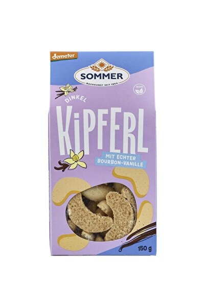 SOMMER Biscuiți vegani cu spelt și vanilie, Demeter bio, 150g