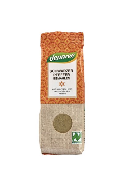 Dennree Piper negru măcinat bio, 65g