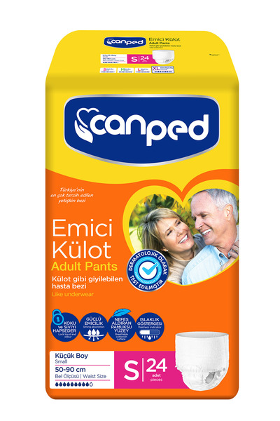 Canped Emici Külot Küçük Boy Small 24 lü