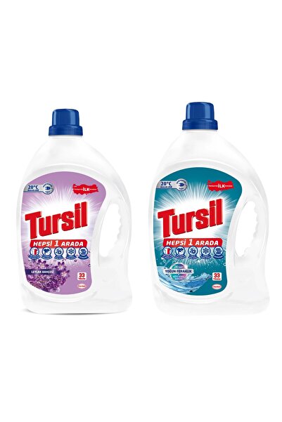 Tursil Jel 33 Yıkama 2,14 lt Leylak ve Yoğun Ferahlık 2 li Set
