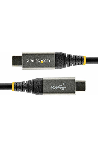 startech Καλώδιο βίντεο USB 3.2 USB-C Αρσενικό σε USB-C 100W PD Μαύρο 1μ