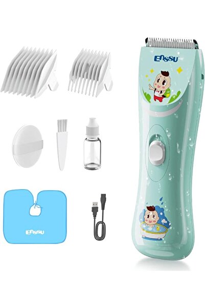 ENSSU Electronic Baby Hair Clipper, Waterproof Quiet Kids Hair Clipper with 2...