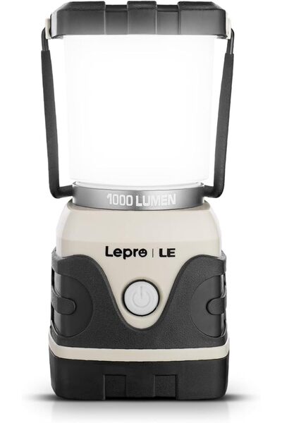 Lighting EVER فانوس تخييم LED يعمل بالبطارية من Lepro بقوة 1000 لومن، إضاءة خ...