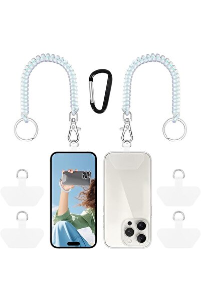 GENERAL Doormoon Phone Lanyard Tether with Patch, Universal Stretchy Straps a...