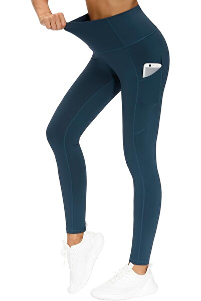 THE GYM PEOPLE womens Capri Leggings | Tummy Control, Deep Side Pockets, Squa...