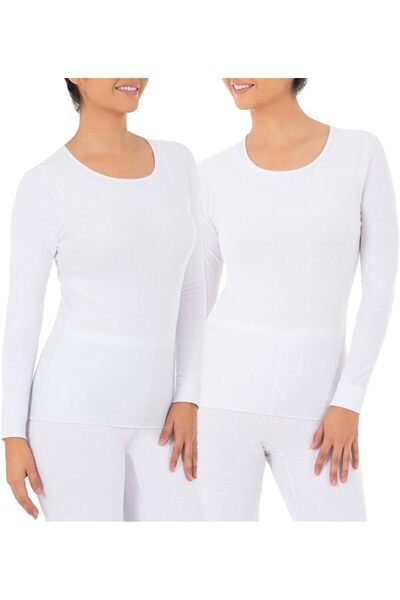 Fruit of the loom womens Micro Waffle Premium Thermal Underwear Tee Shirt Paj...