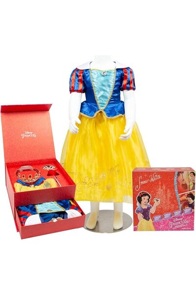 Party Centre Disney Elsa Frozen 2 Deluxe Girls' Costume Box Set, Includes Dre...