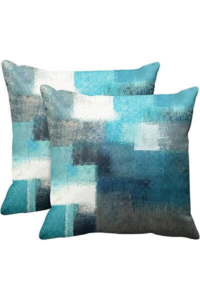 Britimes Throw Pillow Covers Modern Home Art Decor, 18 x 18 Inches Set of 2 P...