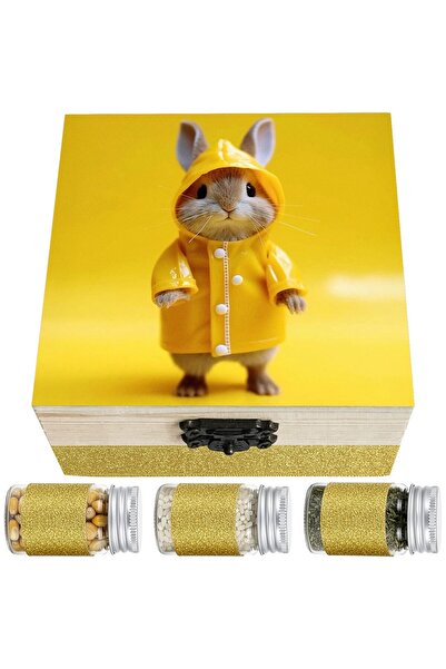 LoreBebe Set Cadou Prima Baita cu Nasii LoreBebe, Cutie lemn cu 10 ingredient...