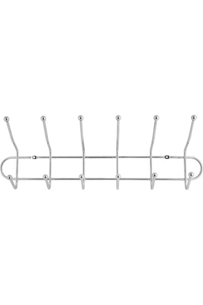 ROYALFORD Rf1426-Mh6 Wall Mount Hook - 6 Metal Hooks | Multi-Functional 6 Hoo...