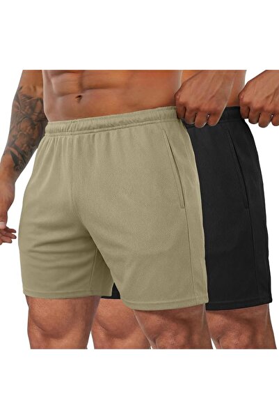 COOFANDY Men's Workout Gym Shorts Mesh Athletic Shorts Lightweight Bodybuildi...
