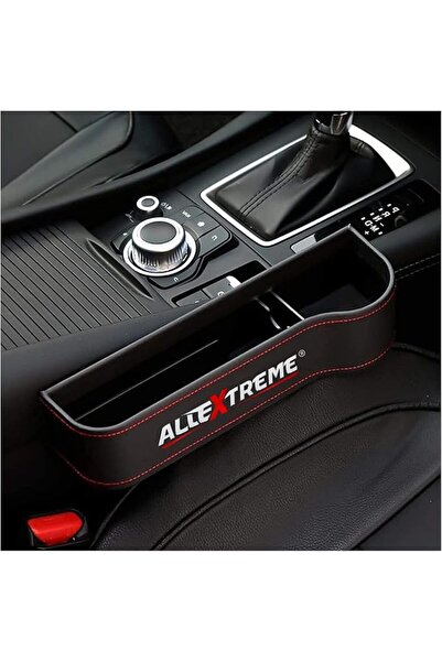Allextreme EXSO01 Car Seat Gap Filler Leather PU Car Console Side Storage Org...